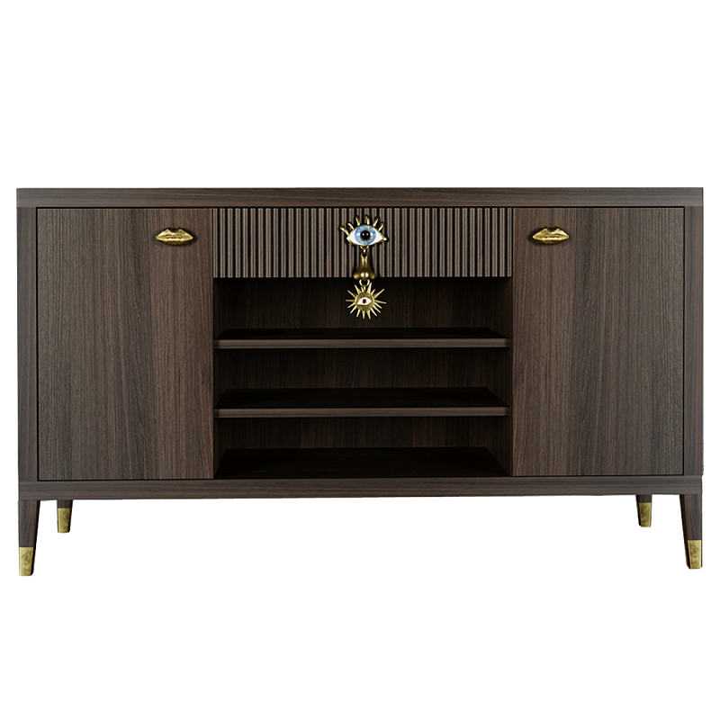 Комод-буфет Elsa Dreams Walnut с открытыми полками Орех Комод-буфет Elsa Dreams Walnut с открытыми полками Орех в Воронеже | Loft Concept