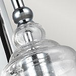 Бра с плафоном в форме колокола из прозрачного стекла с пузырьками Feiss варинант исполнения - 4 | Loft Concept в Воронеже