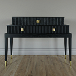 Премиальная Консоль с тремя ящиками Elsa Dreams Black варинант исполнения - 3 | Loft Concept в Воронеже