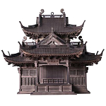Макет Китайская пагода макет древней традиционной архитектуры варинант исполнения - 2 | Loft Concept в Воронеже