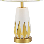 Настольная лампа с абажуром Femia White Gold Table Lamp варинант исполнения - 3 | Loft Concept в Воронеже