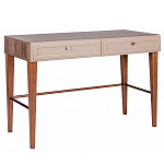 Стол письменный из массива бука с 2-мя ящиками бежевый Wenge Light варинант исполнения - 1 | Loft Concept в Воронеже