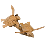 Статуэтка из дерева черепахи Animals of the World 25 варинант исполнения - 3 | Loft Concept в Воронеже