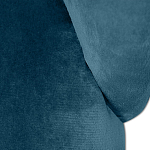 Барный стул вращающийся со спинкой Синий Велюр Vendramin Chair варинант исполнения - 3 | Loft Concept в Воронеже