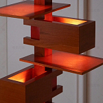 Торшер с каркасом из множества полок Links варинант исполнения - 2 | Loft Concept в Воронеже