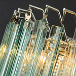 Дизайнерская люстра AQUA Blue Lagoon бирюзовое стекло несколько ярусов варинант исполнения - 4 | Loft Concept в Воронеже