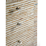 Тумбочка прикроватная Bogense Bone Inlay Bedside Beige варинант исполнения - 3 | Loft Concept в Воронеже