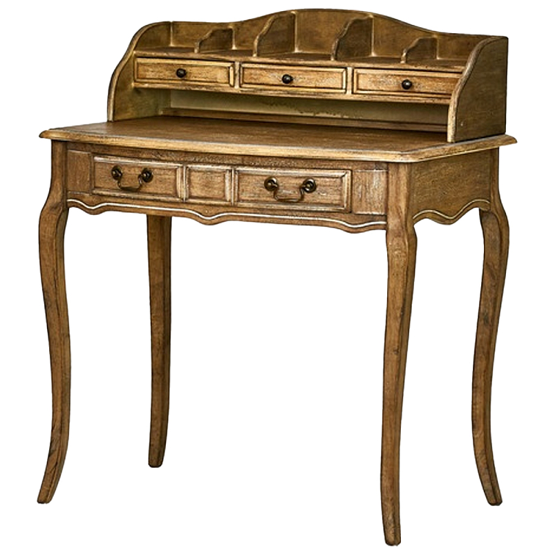 Стол-бюро из массива дерева Margery Provence Desk Коричневый в Воронеже | Loft Concept 
