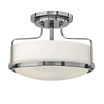 Потолочный светильник с круглым матовым белым плафоном Hinkley варинант исполнения - 9 | Loft Concept в Воронеже