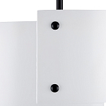 Потолочный светильник круглый светодиодный Semicircular White Panels белый варинант исполнения - 1 | Loft Concept в Воронеже