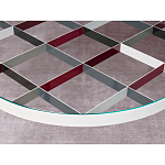 Дизайнерский круглый кофейный стол со стеклянной столешницей Gio Ponti D.555.1 Coffee Table варинант исполнения - 3 | Loft Concept в Воронеже