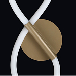 Бра с белым плафоном в форме восьмерки и круглым основанием Luke Lampco Tracer Lamp варинант исполнения - 5 | Loft Concept в Воронеже