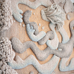 Тканый вручную монументальный настенный гобелен Soft Inception варинант исполнения - 2 | Loft Concept в Воронеже