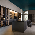 Кухонный гарнитур из массива дуба и камня Ratio Dada Engenereed варинант исполнения - 1 | Loft Concept в Воронеже