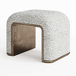 Пуф Forli с элегантной латунной вставкой варинант исполнения - 1 | Loft Concept в Воронеже