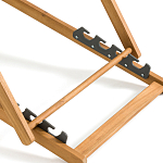 Шезлонг из акации и ткани Venezuela варинант исполнения - 9 | Loft Concept в Воронеже