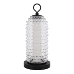 Настольная лампа с прозрачным факутрным стеклянным плафоном Sonora варинант исполнения - 2 | Loft Concept в Воронеже