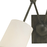 Бра с двумя тканевыми абажурами в форме цилиндра Prerequisites варинант исполнения - 1 | Loft Concept в Воронеже