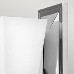 Бра с белым матовым плафоном на прямоугольном основании цвета хром Hinkley варинант исполнения - 2 | Loft Concept в Воронеже