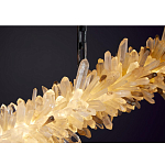 Люстра линейная светодиодная из необработанных кристаллов Mountain Comet варинант исполнения - 1 | Loft Concept в Воронеже