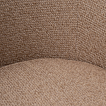 Кресло вращающееся черно-золотая рогожка Julia Armchair Golden Belt варинант исполнения - 4 | Loft Concept в Воронеже