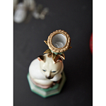 Подсвечник в виде кошки из фарфора с бронзовыми элементами Paradise Cat варинант исполнения - 6 | Loft Concept в Воронеже