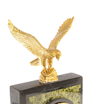 Настольный письменный набор из змеевика  и бронзы с декором в виде орла в подарочной упаковке Successful Leader варинант исполнения - 3 | Loft Concept в Воронеже