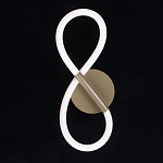 Бра с белым плафоном в форме восьмерки и круглым основанием Luke Lampco Tracer Lamp варинант исполнения - 2 | Loft Concept в Воронеже