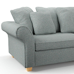 Мебельная ткань Шенилл голубой цвет 138 см T4-20 варинант исполнения - 9 | Loft Concept в Воронеже