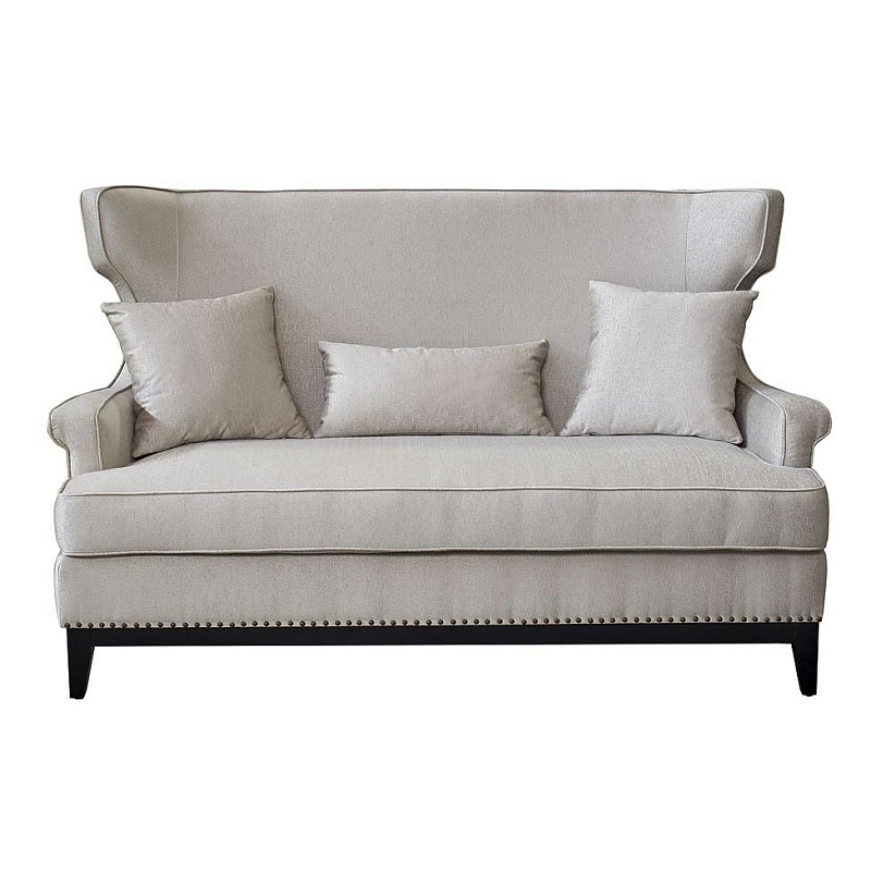 Диван Seine Sofa Velvet 2 Бежево-серый Диван Seine Sofa Velvet 2 Бежево-серый в Воронеже | Loft Concept