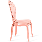 Прозрачный стул розовый LOUIS GHOST CHAIR Pink варинант исполнения - 3 | Loft Concept в Воронеже