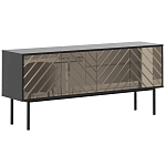 ТВ-тумба с зеркальным декором Serena TV-Stand варинант исполнения - 1 | Loft Concept в Воронеже