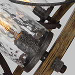 Люстра с цилиндрическим плафонами из толстого волнистого стекла в индустриальном стиле Feiss варинант исполнения - 16 | Loft Concept в Воронеже