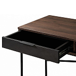 Стол рабочий в стиле лофт с ящиком и нишей для хранения Urban Style Space 2 варинант исполнения - 4 | Loft Concept в Воронеже