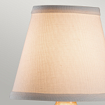 Бра со стеклянным шарообразным декором с пузырьками и бежевым абажуром Feiss варинант исполнения - 2 | Loft Concept в Воронеже