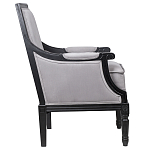 Кресло Harry Armchair black and grey velour варинант исполнения - 2 | Loft Concept в Воронеже