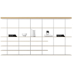 Модульный навесной стеллаж GRADUATE Bookshelves варинант исполнения - 2 | Loft Concept в Воронеже