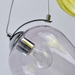 Люстра каскадная с 9-ю разноцветными стеклянными плафонами Kaleido варинант исполнения - 10 | Loft Concept в Воронеже