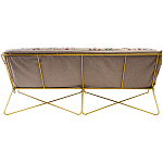 Трехместный диван на металлическом каркасе с цветочным принтом в стиле шинуазри Chinoiserie Birds on a Tree Sofa варинант исполнения - 6 | Loft Concept в Воронеже