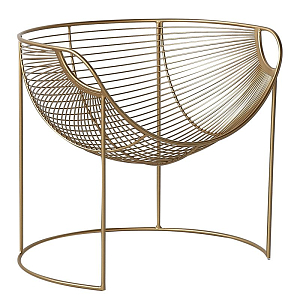 Стул Rods sphere gold