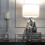 Настольная лампа TERRAMI с абажуром варинант исполнения - 3 | Loft Concept в Воронеже