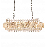 Люстра овальной формы хрустальная в неоклассическом стиле Majesty варинант исполнения - 5 | Loft Concept в Воронеже