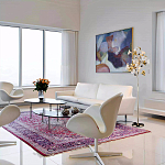 Торшер в виде белых и золотых цветов каллы Refined Taste of Light варинант исполнения - 1 | Loft Concept в Воронеже