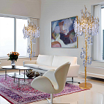 Торшер в виде золотого дерева с листьями FAIRYTREE Light варинант исполнения - 3 | Loft Concept в Воронеже