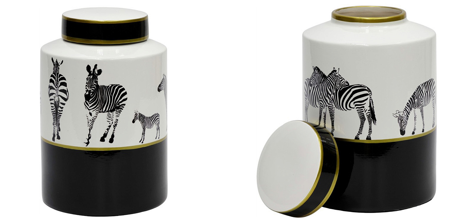 Ваза Zebra Vase white and black 26 Ваза Zebra Vase white and black 26 - Loft-Concept в Воронеже
