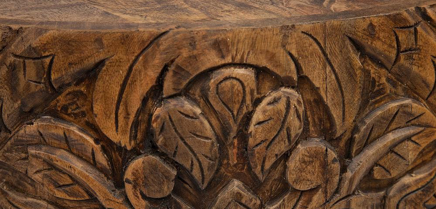Кофейный стол Indian Carved Mango Tree  - Loft-Concept в Воронеже