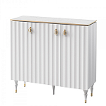 Консоль с дверками и белым рельефным фасадом Expanses of Beauty варинант исполнения - 1 | Loft Concept в Воронеже