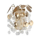 Бра с декоративными подвесками из прозрачного стекла в форме монеток FAIRYTREE Light варинант исполнения - 1 | Loft Concept в Воронеже