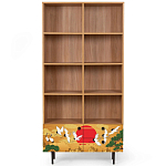 Широкий стеллаж с принтом Elise Rack варинант исполнения - 1 | Loft Concept в Воронеже