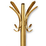 Вешалка золотого цвета с 4-мя крючками из пластика Curves Hangers варинант исполнения - 2 | Loft Concept в Воронеже